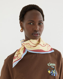 Yellow Island Life Square Scarf £20 €26