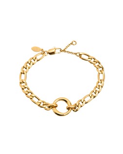 Zora Gold Tone Waterproof Chunky Ring Bracelet £28 €36.50