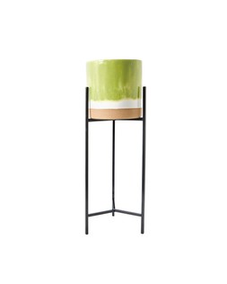 Nora Green Ceramic Standing Plant Pot Large