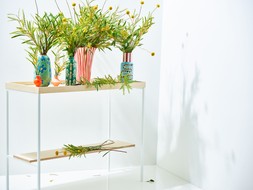 Red Stripe Fluted Vase £59.5
