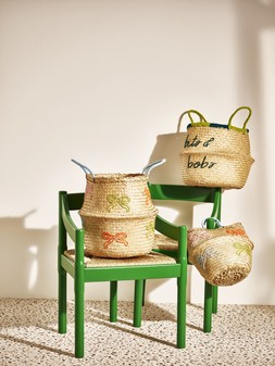 Bits & Bobs Embroidered Storage Basket £19.5