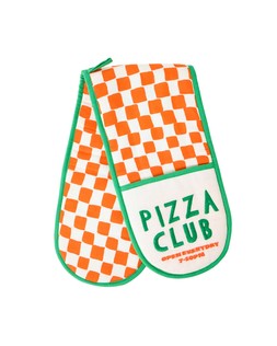 Pizza Club Chequerboard Oven Gloves £22.5