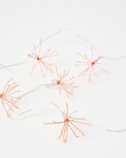 Copper Starburst String Lights