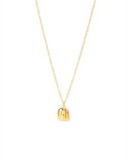 Austin Cowboy Hat Charm Gold Plated Pendant Necklace £45