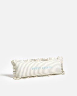 Blue & Yellow Sweet Dreams Pinstripe Cushion Cover Long £35