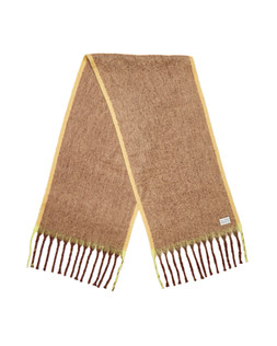 Brown & Yellow Stripe Heavyweight Scarf £38