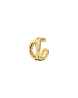 Galia Wavy Shaped Gold Plated Chunky Ear Cuff £28