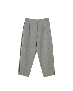 Green Houndstooth Tapered Leg Trouser £70