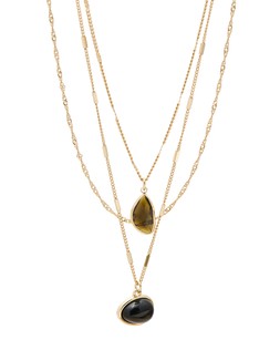Melody Triple Row Layered Pendant Necklace £29.50