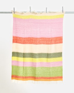 Multicoloured Stripe Cosy Throw £45