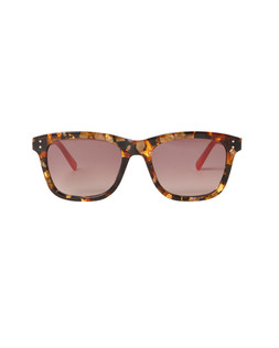 Oliver bonas Amber Faux Torte Orange Tip Square Acetate Sunglasses £55