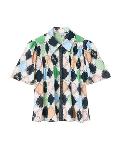 Oliver Bonas Angel Sleeve Print Top £55