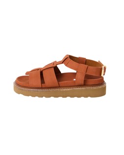 Oliver Bonas ASRA Terracotta Gladiator Sandal £110