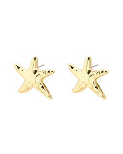 Oliver Bonas Beryl Starfish Shiny Gold Tone Stud Earrings £18