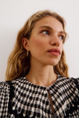 Oliver Bonas Black Gingham Check Mini Dress £75 (16)