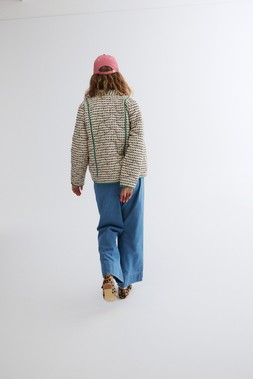 Oliver Bonas Blanket Stitch Detail Waistcoat £55 - Oliver Bonas Ecru Spot Quilted Jacket £110 - Oliver Bonas Chambray Basque Trouser £70 - Oliver Bonas Red Pinstripe Cap £28 (8)