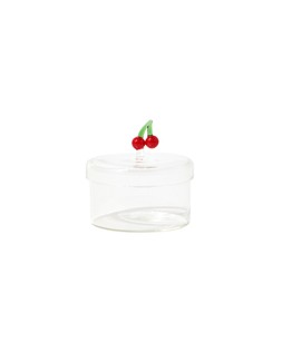 Oliver Bonas Cherries Glass Pot £8