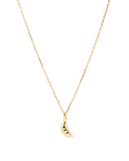 Oliver Bonas Claude Croissant Charm Gold Plated Pendant Necklace £39.50