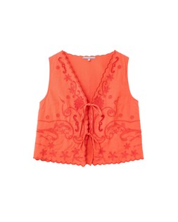 Oliver Bonas Coral Embroidered Waist Coat £60