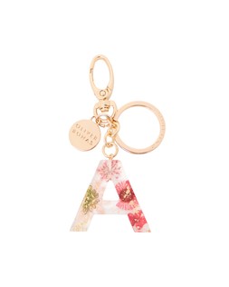 Oliver Bonas Flower Alphabet Keyring £12