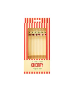 Oliver Bonas Glass Cherry Straws £12