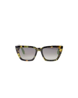 Oliver Bonas Green Torte Lime Tip Narrow Angled Sunglasses £26