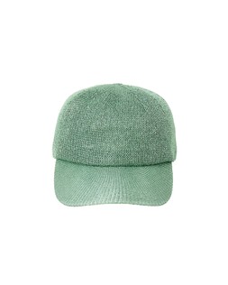 Oliver Bonas Green Woven Fabric Cap £28