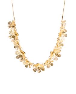 Oliver Bonas June Statement Textured Flowers Collar Necklace £32