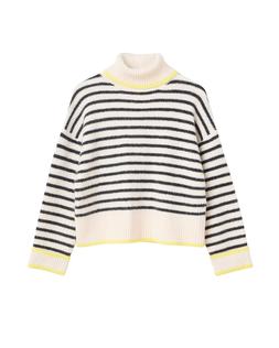 Oliver Bonas Mono Roll Neck With Lime Tipping £60