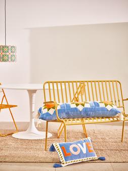 Oliver Bonas Patchwork Bolster Cushion £35 (1)