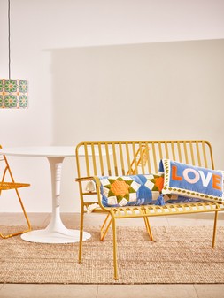 Oliver Bonas Patchwork Bolster Cushion £35 (3)