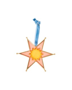 Oliver Bonas Pink Stained Glass Star £9.50