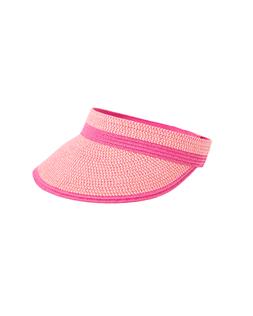 Oliver Bonas Pink & White Small Packable Visor £24