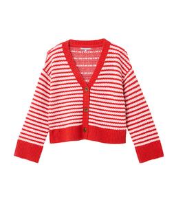 Oliver Bonas Red Stripe V Neck Cardi £65