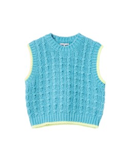 Oliver Bonas Teal Chunky Cable Tank £55