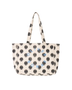 Oliver Bonas White Spot Fabric Shopper £22