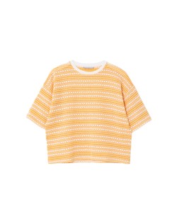Oliver Bonas Yellow Crochet Tee £45
