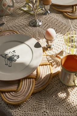 Shrimps x Oliver Bonas Plaited Placemat £20