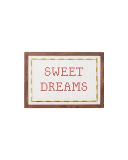 Sweet Dreams Embroidered Wall Art £55