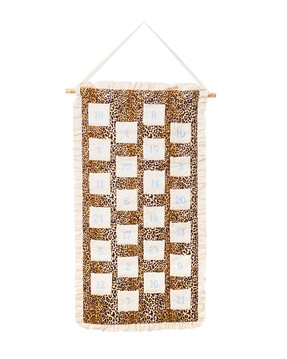 Leopard Print Fabric Advent Calendar from Oliver Bonas Ireland