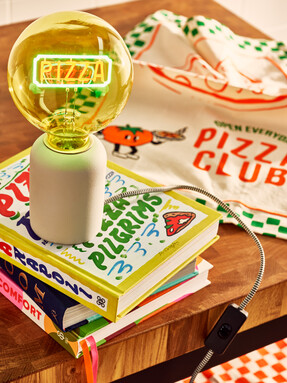 Pizza Yellow E27 LED Light Bulb £29.50 from Oliver Bonas