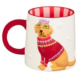 3D DOG XMAS MUG LABRADOR £3.50 (437468)