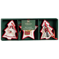 3PK CERAMIC TREE DEC £3.50 (436509)
