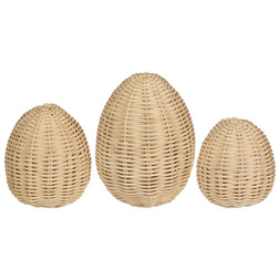 B&M HOME SS26 // EASTER // 3PC WICKER EGGS // £8 //