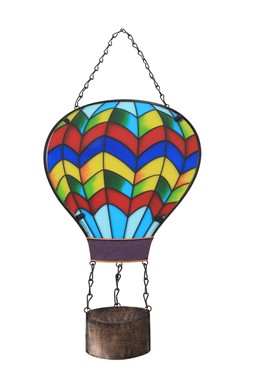 B&M GARDEN SS26 // SOLAR HOT AIR BALLOONS // STAINED GLASS BALLOON DECORATION // £5 //