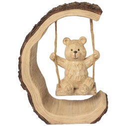 B&M GARDEN SS26 // NATURAL GARDEN // BEAR ON SWING // £6 //