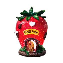 B&M GARDEN SS26 // FRUITS - 8 WEEK ONLY // SOLAR FRUIT SHOP HOUSE - STRAWBERRY // £7 //