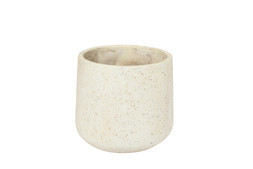 B&M GARDEN SS26 // PLANTERS, POTS & FOLIAGE // TAPERED CERAMIC PLANTER - SMALL // £3 //