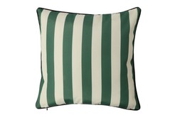 B&M GARDEN SS26 // BOTANICAL // STRIPE PRINT CUSHION - GREEN // £6 EACH OR 2 FOR £10 //