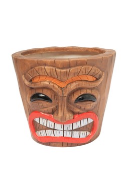 B&M GARDEN SS26 // TIKI - 8 WEEK ONLY // TIKI PLANTER // £6 //